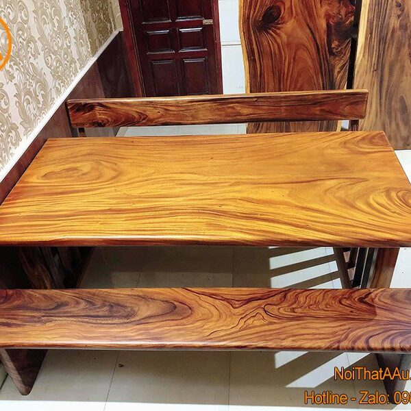 bộ bàn ghế phòng ăn gỗ tự nhiên